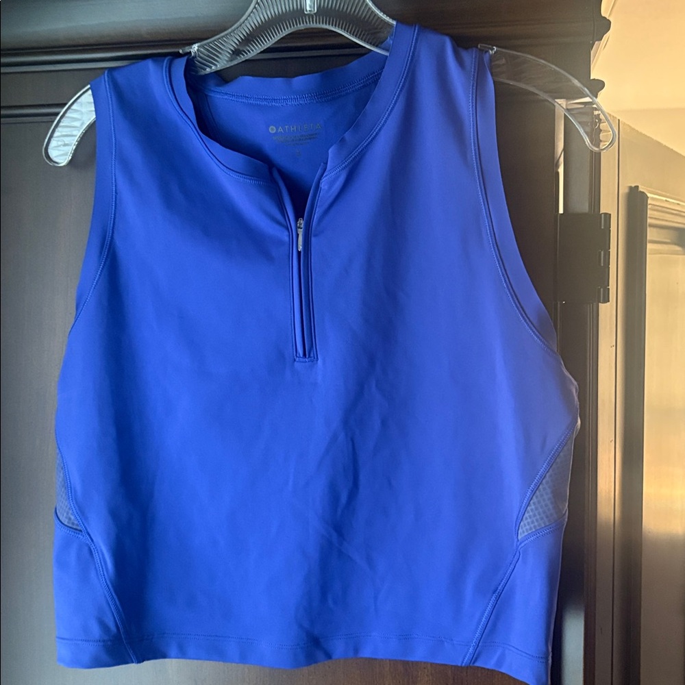 Athleta Mesh Top & Skirt Set (purple) top L skirt M - Picture 5 of 11